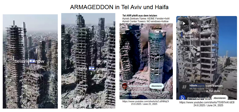 Tel Aviv and Haifa: The towers are just hollow,
                    only skeletons - collective photo 01