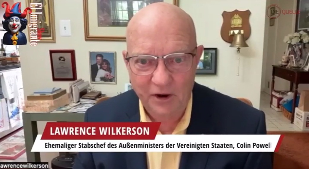 Killer-Israel ist total schizophren am
3.7.2025: 80% wollen den Völkermord an den
Palästinensern - aber die Flucht aus Israel dauert an
- Lawrence Wilkerson, er war einmal Stabschef des
Aussenministers Colin Powel Killer-Israel ist
total schizophren am 3.7.2025: 80% wollen den
Völkermord an den Palästinensern - aber die Flucht aus
Israel dauert an - Lawrence Wilkerson, er war einmal
Stabschef des Aussenministers Colin Powel