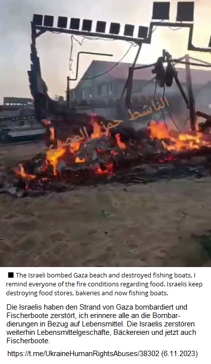 die kriminellste Armee der
                Welt in Israel bombardierte auch haufenweise
                Fischerboote - Mundraub
