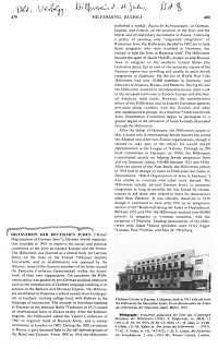 Encyclopaedia Judaica (1971): German Jews aid
                    organization (Deutscher Hilfsverein der deutschen
                    Juden); vol. 8, col. 479-48