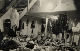 Sleeping quarter on the Exodus