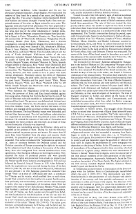 Encyclopaedia Judaica 1971: Ottoman
                          Empire, vol. 16, col. 1535-1536