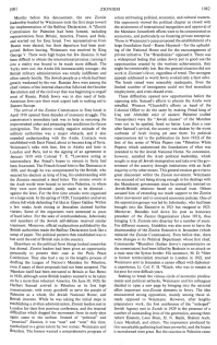 Encyclopaedia Judaica (1971): Zionism, vol.
                        16, col. 1081-1082