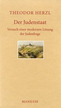 Theodor Herzl: Der Judenstaat, Buchdeckel
                        eines rassistischen Buches gegen die Araber