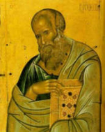 Fantasie-Apostel Johannes, eine griechische
                  FANTASIE, Portrait im griechischen Stil mit Vollbart