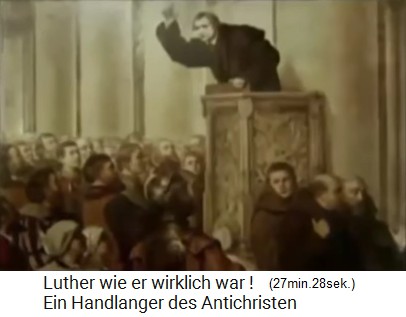 Der kriminelle Hetzer-Alkoholiker Luther beim
Predigen Der kriminelle Hetzer-Alkoholiker Luther
beim Predigen