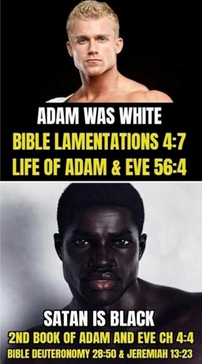 11.10.2022: Die
                      Fantasie-Bibel ist rassistisch: Weisse gegen
                      Schwarze - sofort verbieten dieses Kriegsbuch!