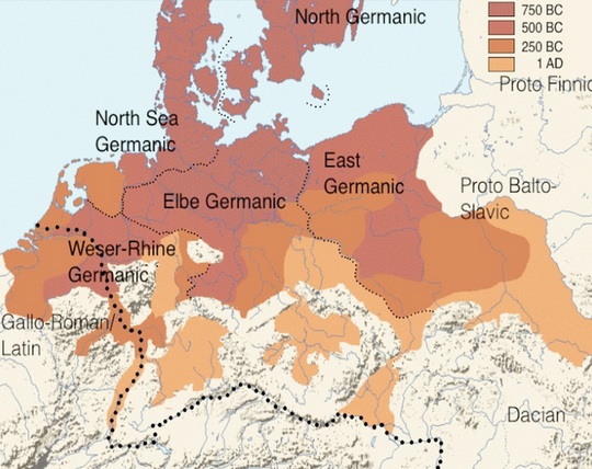 Germanen Karte