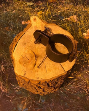 Norwegen Frosta: Folterinstrument
                    Fusseisen / Armeisen