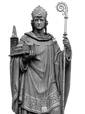 Jesus-Fantasie-M�nch Ansgar, Statue