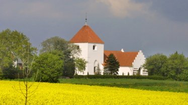 Jesus Fantasy church in
                    S�nders� on Funen, DK from the year 1200