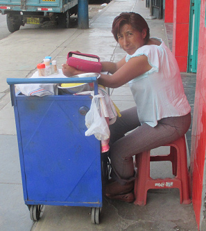 Ein Opfer des satanistischen Bibelwahns liest
                    nur 1 Buch im Leben, die Bibel, und meint, dies sei
                    "Weiterbildung", Beispiel in Lima Comas