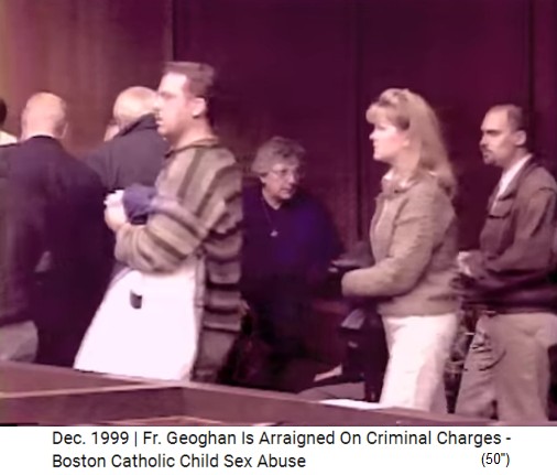 Geoghan victims in the courtroom 1999