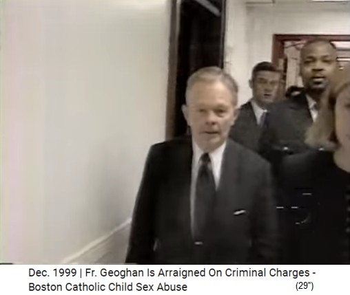 The criminal-pedophile ex-priest
                  John Geoghan in Boston 1999