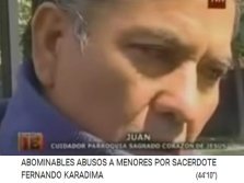 Juan, der Hausmeister der
                Gemeinde Jesusherz in Santiago de Chile