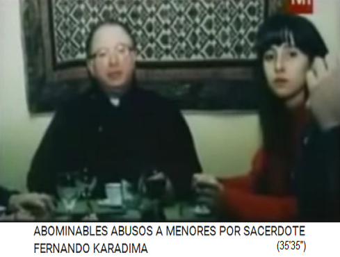 Der Terror-Priester
                Karadima mit der Familie von Hamilton mit Veronica
                Miranda