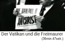 Paysley im
                  Europ�ischen Parlament mit dem Plakat "Papst
                  Johannes-Paul II ist der Antichrist" -
                  Nahaufnahme