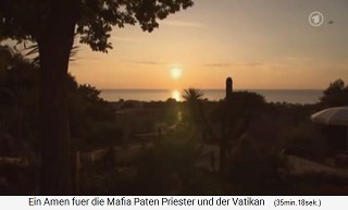 Calabria, San Luca with sunset