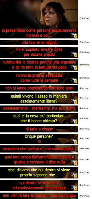 Conversation with a gay hustler in Rome
                            in Gay Street 02, mentioning also of an
                            infertile gay Vatican bishop from Argentina