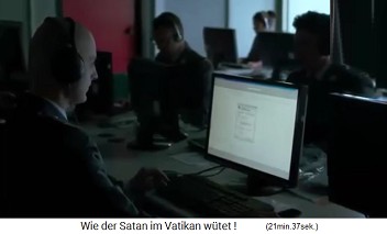 Polic�a financiera italiana, esp�as con
                equipos y pantallas