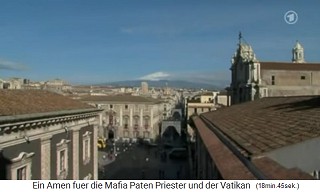 Catania con la vista del volc�n Vesubio