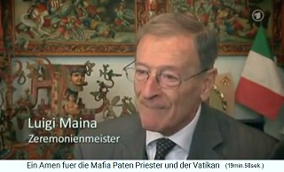 Catania, la
                    fiesta del Santa �gueda 04, el maestro de ceremonias
                    Sr. Maina