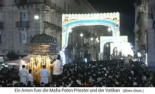 Catania, la fiesta de la
                    santa �gueda 06 en la noche iluminaci�n