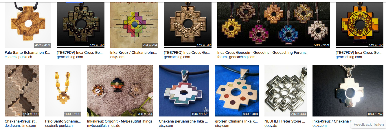 Inca crosses
              with Mother Earth