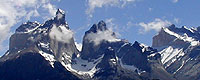 Berge in Patagonien: Cuernos del
                                Paine H�rner von Paine