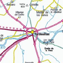 Karte Region Tordesillas Spanien
                              Espana Portugal Papst Kolonialismus
                              colonialismo