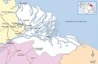 Karte: Orinoco-Delta, mapa, carte