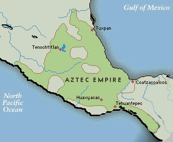 Karte Aztekenreich
