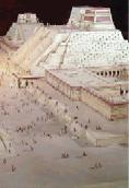 Tenochtitlan : Tempelbezirk Modell