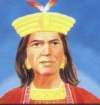 Capac Huascar in Cuzco, Portrait