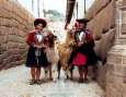 Cuzco: B�uerinnen mit Lamas