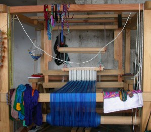 Der
                            Webstuhl wurde von den "Christen"
                            eingef�hrt