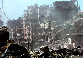 G�tze Krieg mit Massentod, Beispiel
                              Syrien