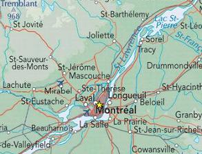 Position von
              Montreal