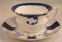 Wedgwood-Porzellan: Tasse mit Untertasse