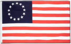 Flagge der
kriminellen, rassistischen "USA"
von 1773 mit 13 Sternen Flagge der
kriminellen, rassistischen "USA"
von 1773 mit 13 Sternen