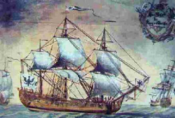 Prussian Company, the ship "King of
                        Prussia"