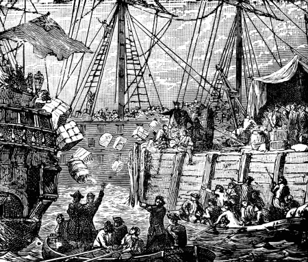 Boston Tea Party of
                          1773