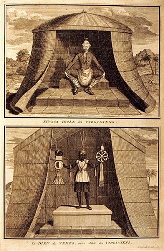 Bernard Picard 1723: Bericht �ber Zeremonien
                    und Br�uche der Indianer: Meditationen