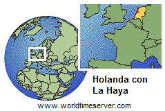 Mapa de Holanda con La Haya Mapa
de Holanda con La Haya
