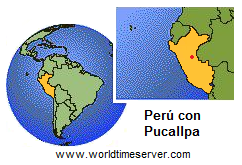 Mapa del Per�
                con Pucallpa