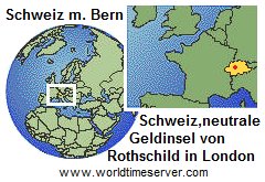 Karte der kriminellen Schweinz (Schweiz) CH